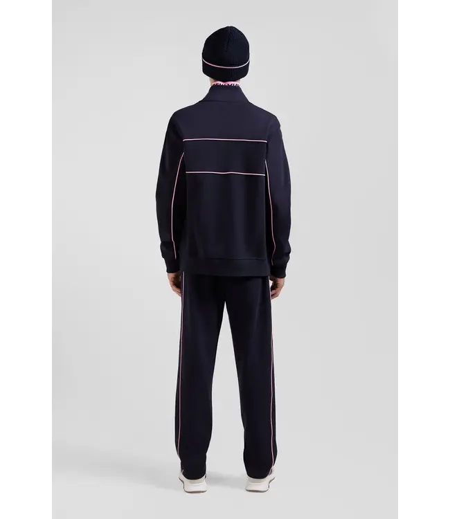 Eden Park Sweat-shirt zippé bleu marine H24MAISW0024 BLF