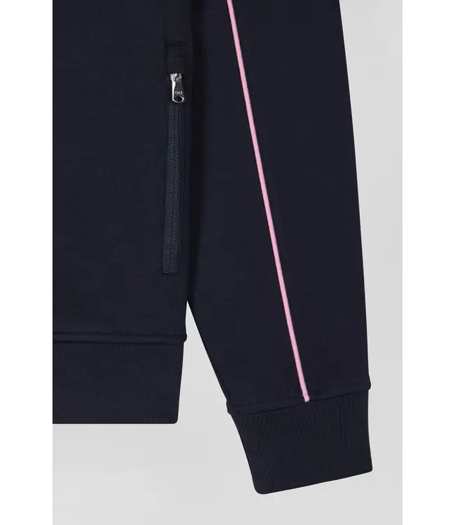 Eden Park Sweat-shirt zippé bleu marine H24MAISW0024 BLF