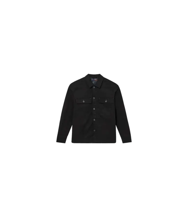 Mos Mosh Gallery Surchemise en tissu brossé MMGMatteo 506450/FA24 BLACK