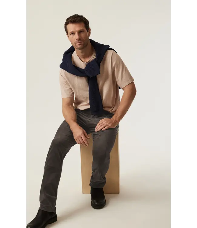 34 Heritage Pantalon droit Courage en moleskine vert olive foncé H0031087265