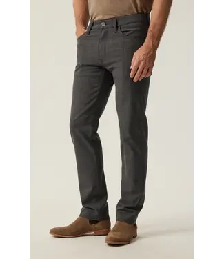 34 Heritage Pantalon droit Courage à carreaux marron Elite