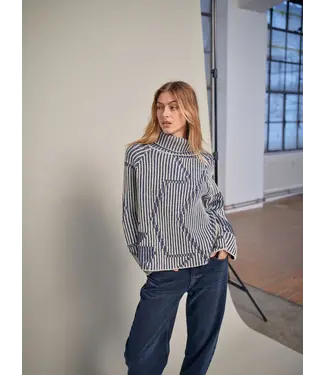 Mos Mosh Tricot à col roulé ikat MMHelna
