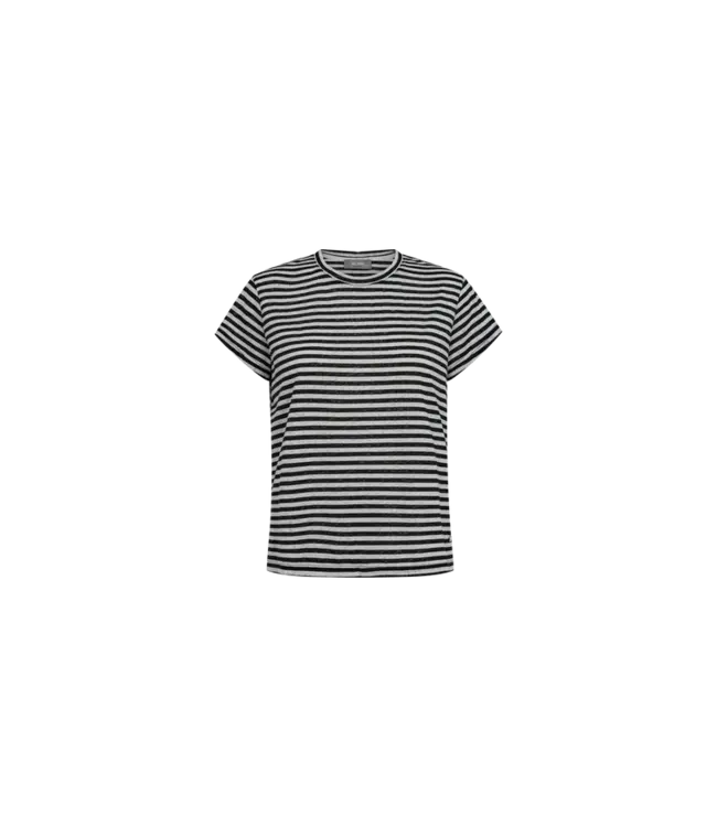 Mos Mosh T-shirt rayé MMNan O-SS 165330 FA241 MICRO CHIP