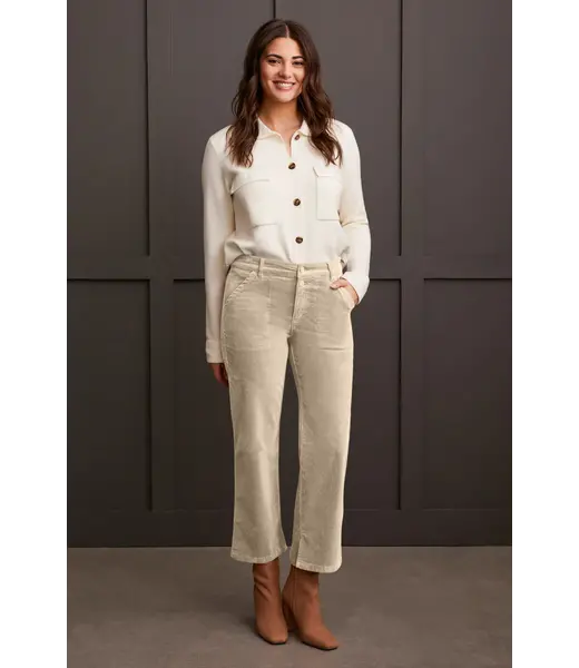 Tribal PANTALON JAMBE DROITE EN VELOURS CÔTELÉ EXTENSIBLE