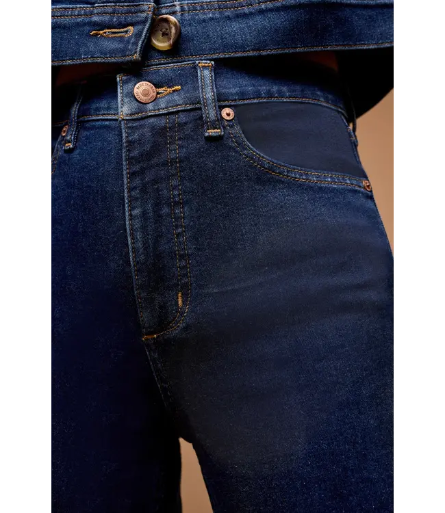 Tribal JEAN BROOKE PALAZZO TAILLE HAUTE À FIL BLEU 5604O / 2111 3132