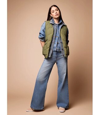 Tribal Brooke High Rise Palazzo Jean