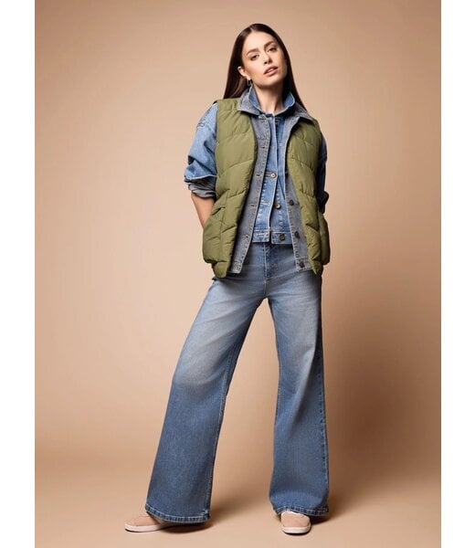 Tribal Brooke High Rise Palazzo Jean
