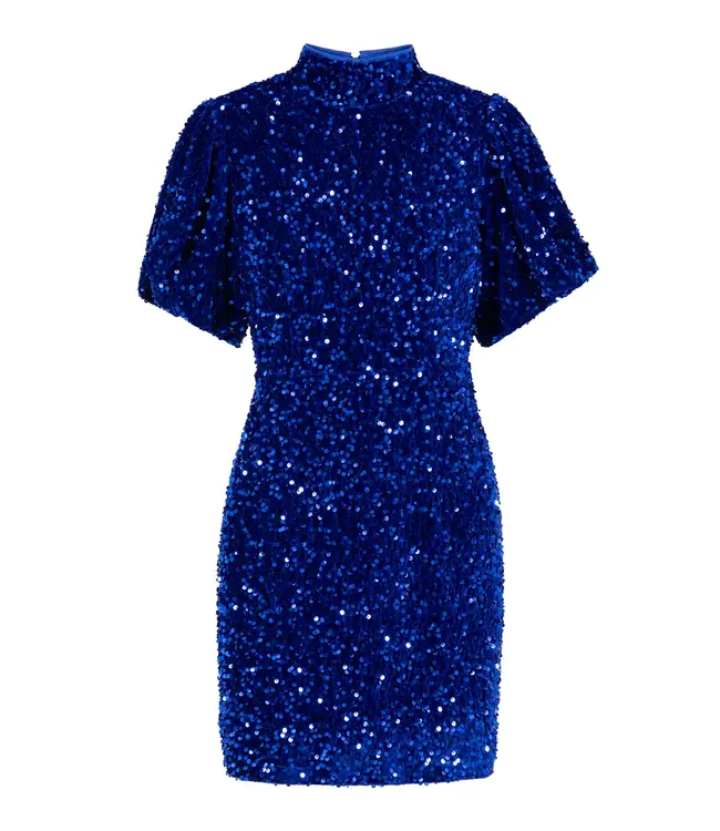 Coster Copenhagen ROBE À PAILLETTES 245-5555 RICH BLUE 583