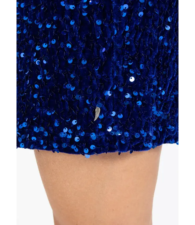 Coster Copenhagen ROBE À PAILLETTES 245-5555 RICH BLUE 583