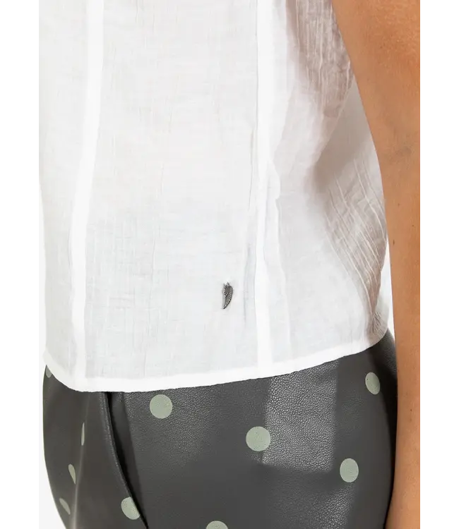 Coster Copenhagen HAUT À VOLANTS 245-1501 WHITE 201