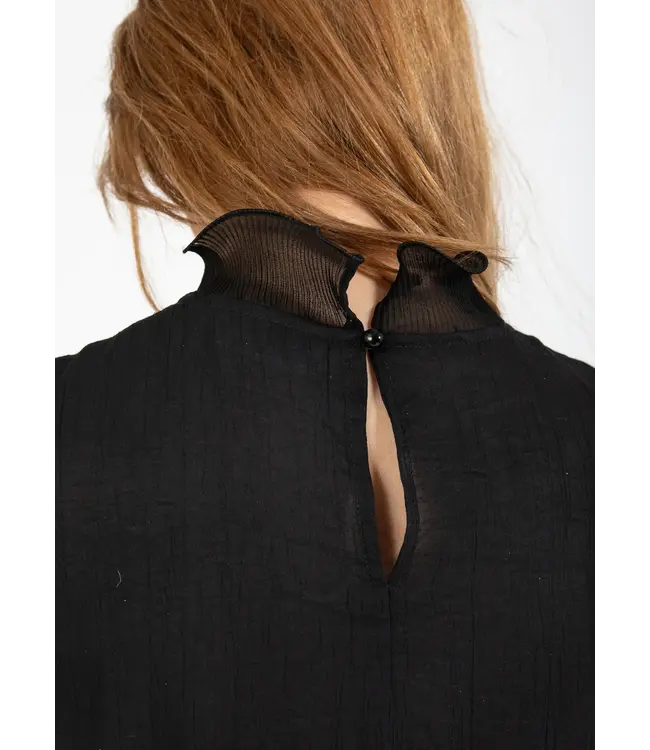 Coster Copenhagen HAUT À VOLANTS 245-1501 BLACK 100