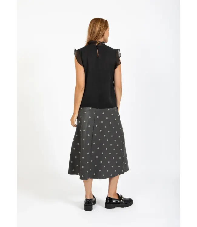 Coster Copenhagen HAUT À VOLANTS 245-1501 BLACK 100