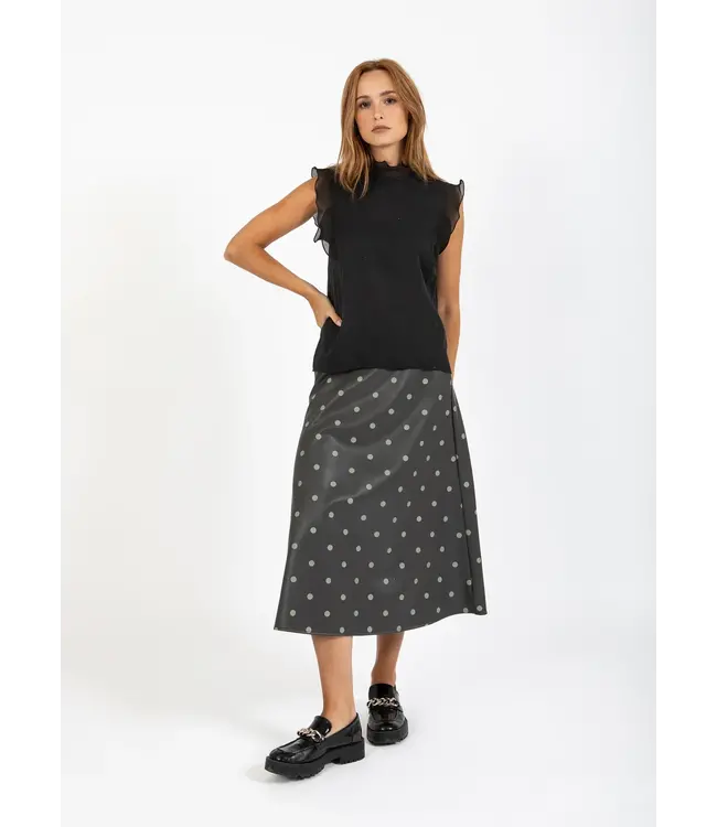 Coster Copenhagen HAUT À VOLANTS 245-1501 BLACK 100