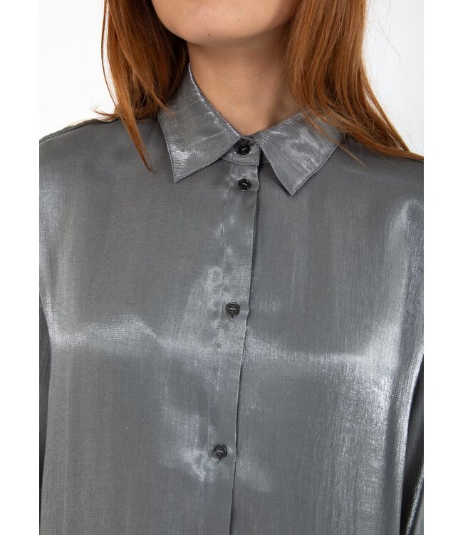 Coster Copenhagen CHEMISE MÉTALLISÉE CC HEART JOLIE CCH1265 DARK SILVER