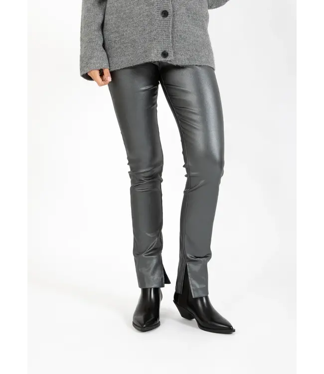 Coster Copenhagen PANTALON SLIM CC HEART TAYLOR CCH3163 DARK SILVER