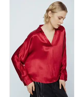 Melissa Nepton Heli Chandail Rouge