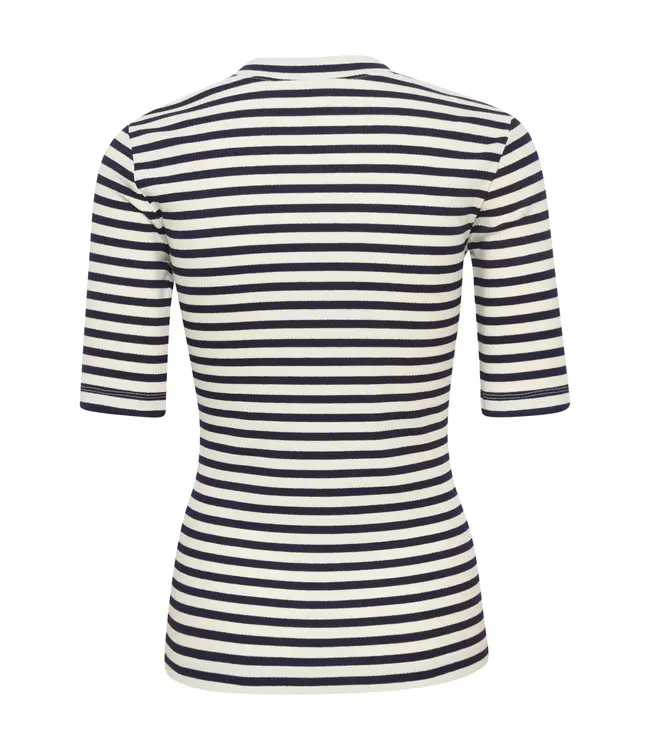 T-shirt rayé en V de DagnaIW 30107270 301284