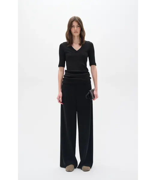 InWear  T-shirt rayé en V de DagnaIW Noir