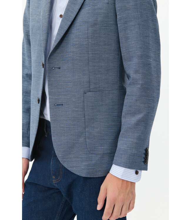 Matinique Blazer en Lin MaGeorge Deja Vu 30207962 194041 DEJU VU BLUE