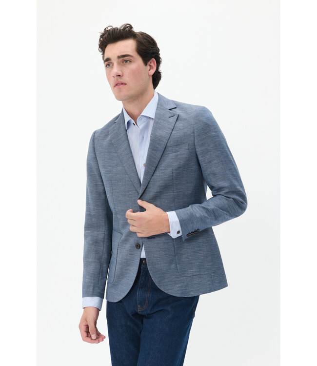 Matinique Blazer en Lin MaGeorge Deja Vu 30207962 194041 DEJU VU BLUE
