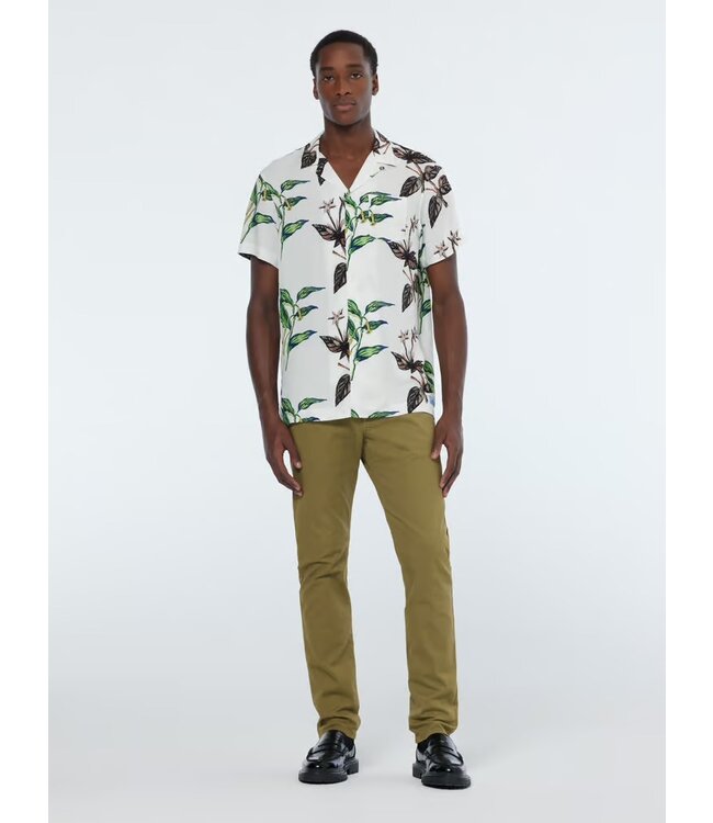 Scotch & Soda CHEMISE À MANCHES COURTE IMPRIMÉ FEUILLES