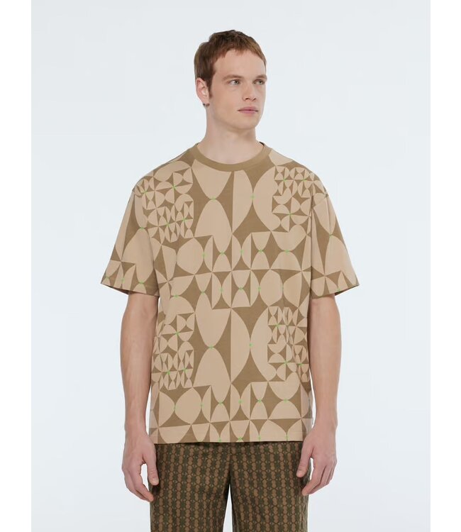 Scotch & Soda T-SHIRT IMPRIMÉ DIAMANT SABLE