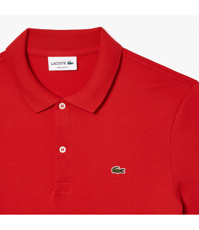 Lacoste Polo homme regular fit en jersey de coton ultra doux DH2050-52 240 ROUGE