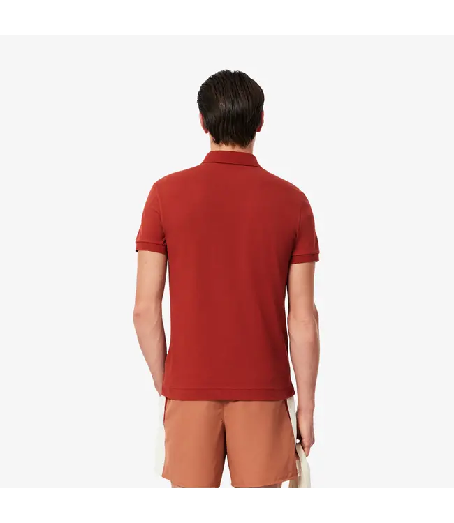 Lacoste Polo Smart Paris en coton stretch marron PH5522-52 AFS IBERIS