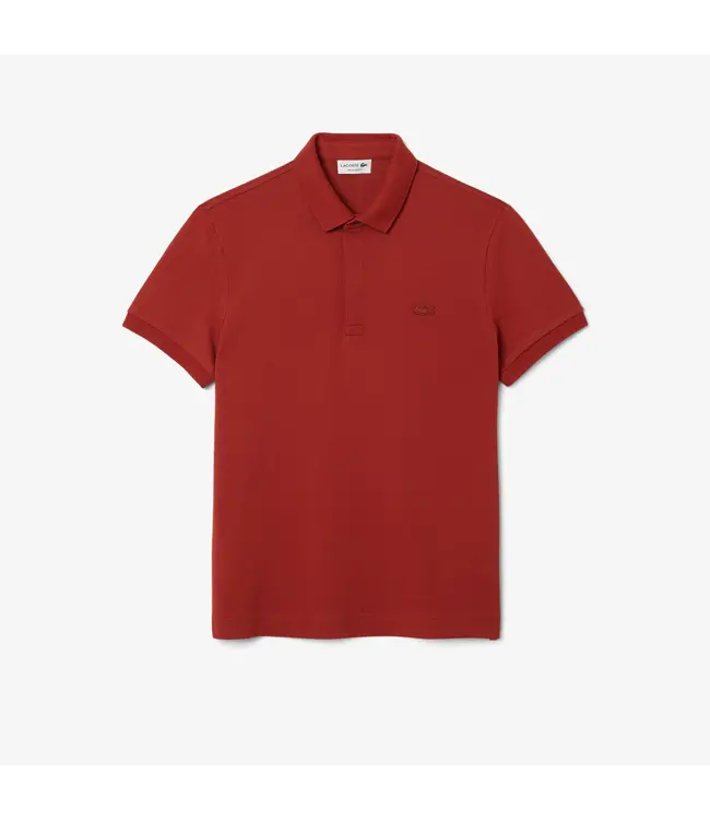 Lacoste Polo Smart Paris en coton stretch marron PH5522-52 AFS IBERIS
