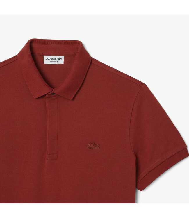 Lacoste Polo Smart Paris en coton stretch marron PH5522-52 AFS IBERIS