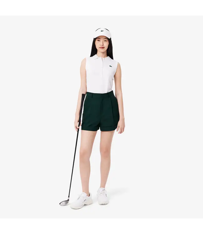 Lacoste Polo de golf extensible coupe slim avec protection UV PF7414-52 001 BLANC