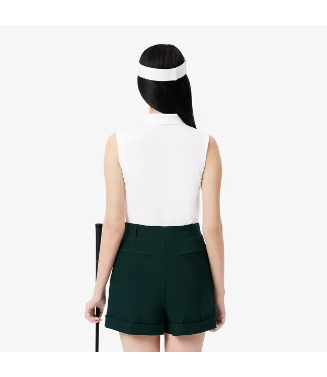 Lacoste Polo de golf extensible coupe slim avec protection UV PF7414-52 001 BLANC