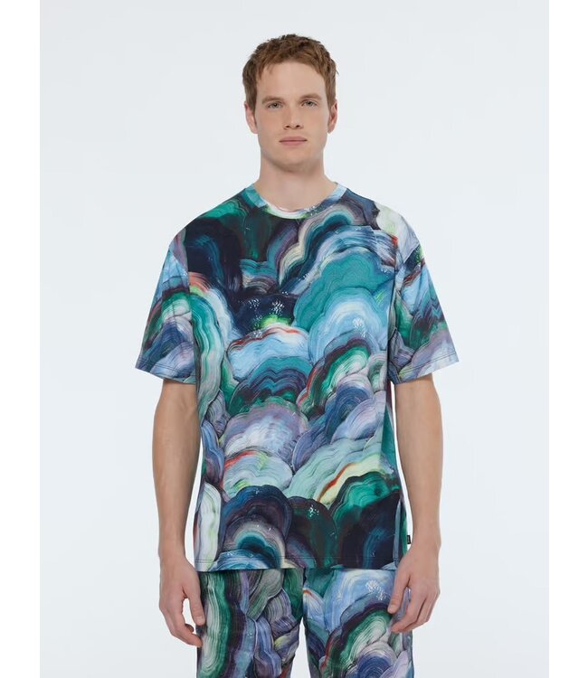 Scotch & Soda T-SHIRT IMPRIMÉ ABSTRAIT