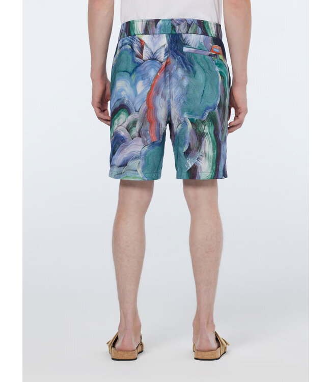 Scotch & Soda SHORT BERMUDA DÉCONTRACTÉ À IMPRIMÉ ABSTRAIT FAVE