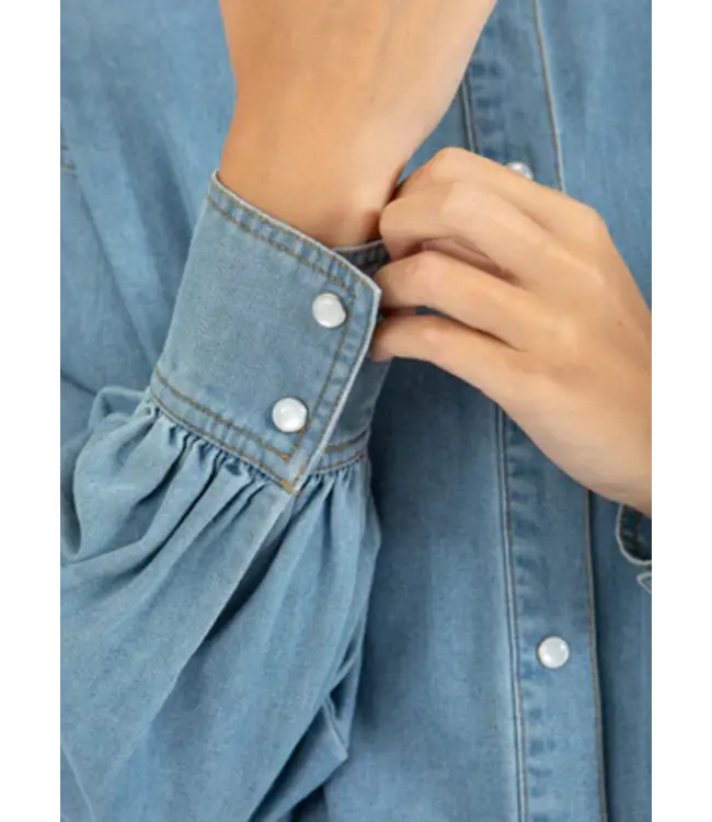Coster Copenhagen CHEMISE EN DENIM ELLIS