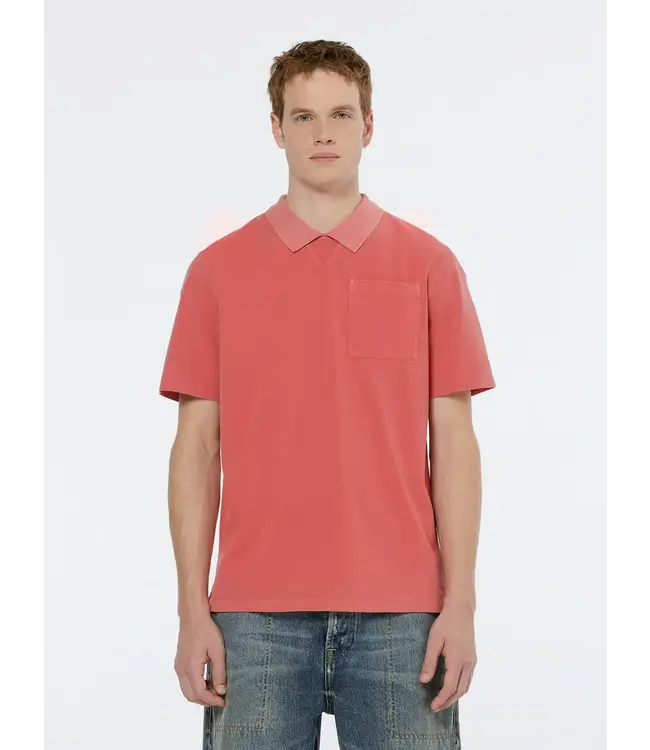 Scotch & Soda POLO PIQUÉ TEINTÉ AVEC POCHE AVANT