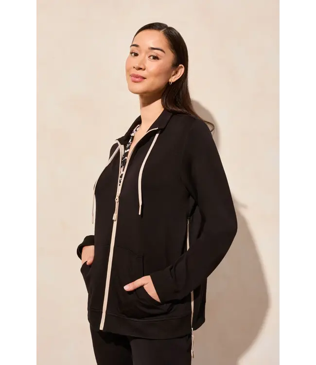 Tribal CARDIGAN NOIR TECHNO LUX