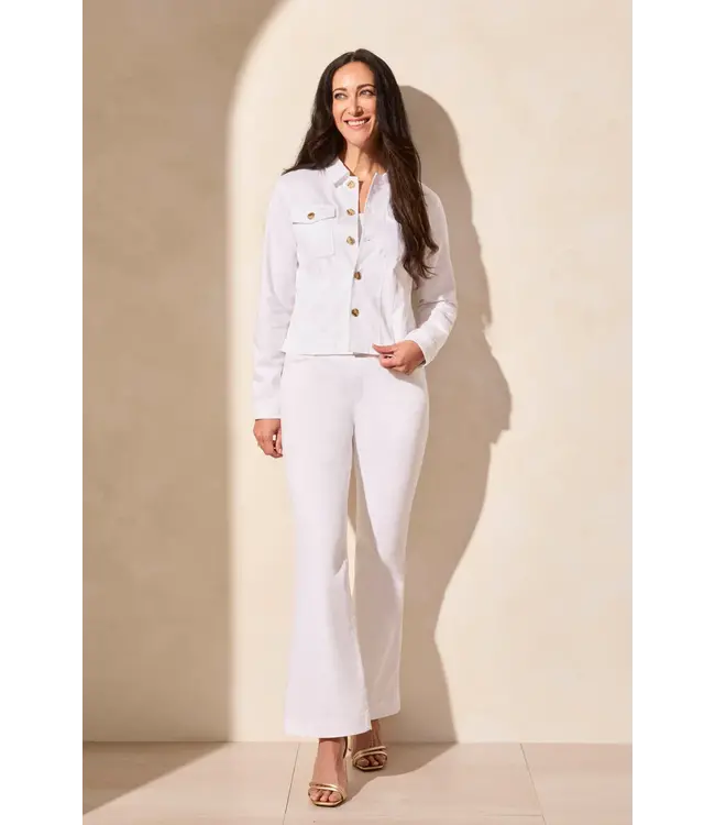 Tribal JACKET EN DENIM BLANC