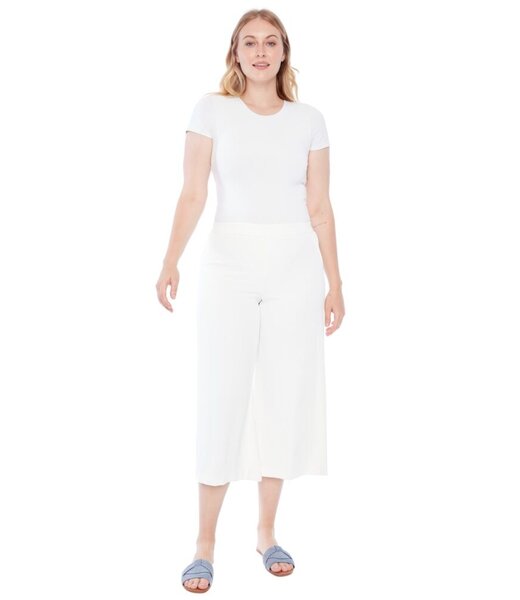Tyler Madison PANTALON COURT ROXANNE BLANC