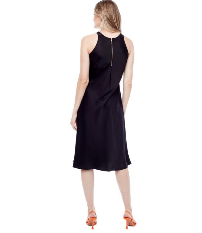 Tyler Madison ROBE SATINÉE DAPHNÉ NOIR
