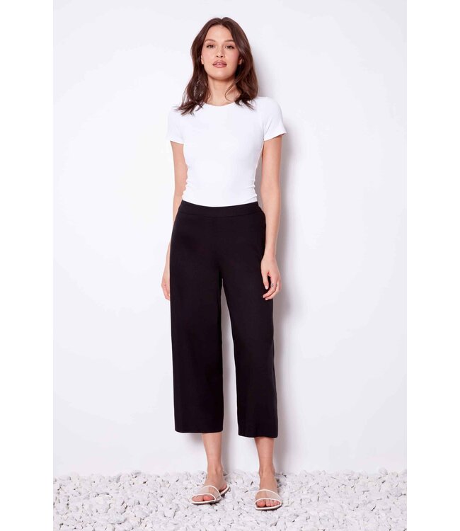 PANTALON LIN NOIR
