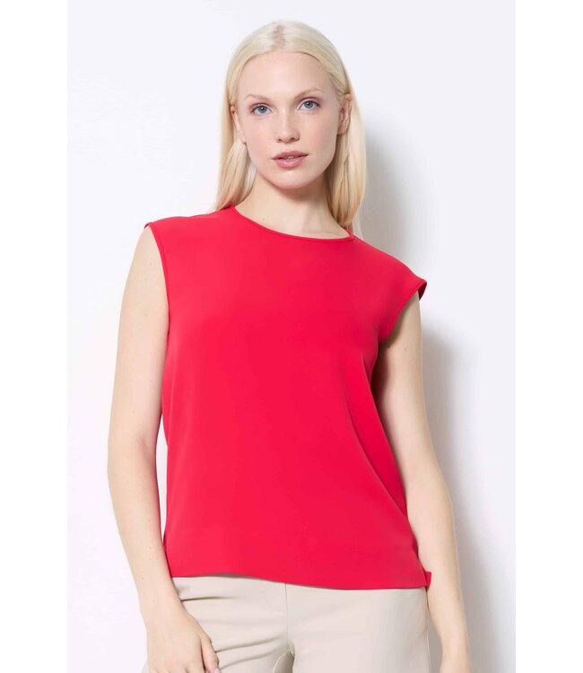T-SHIRT SOIE ROUGE