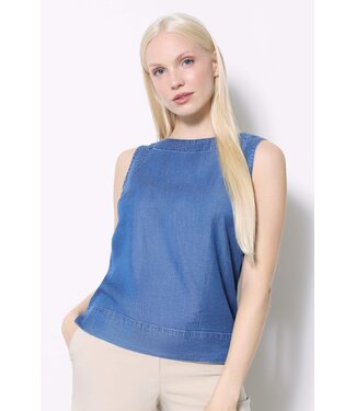 CAMISOLE TENCEL BLEU
