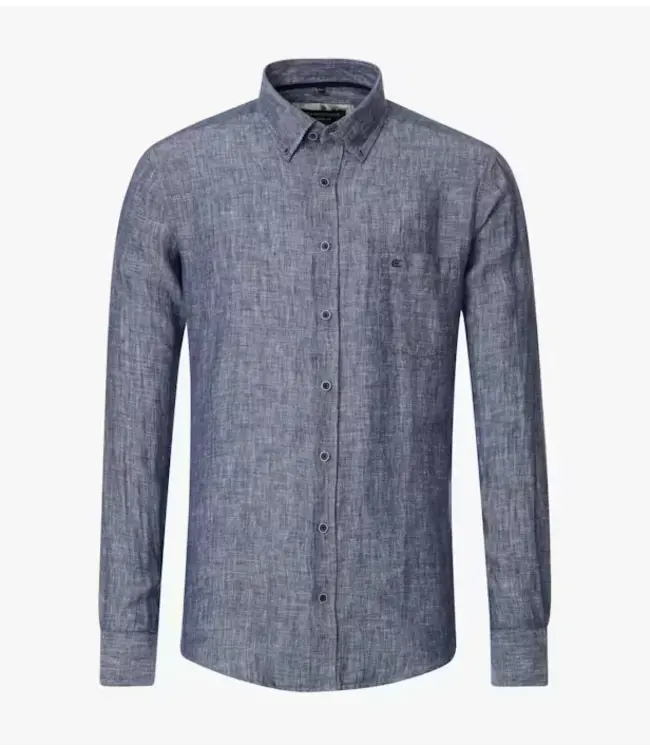 Casa Moda CHEMISE EN LIN  BLEU INDIGO
