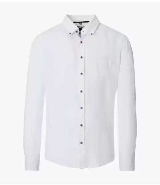 Casa Moda CHEMISE EN LIN  BLANCHE
