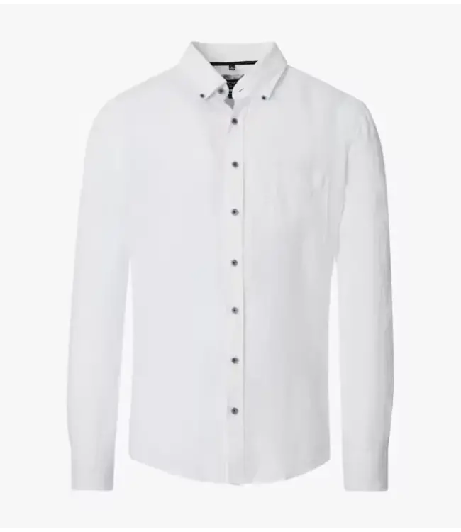 Casa Moda CHEMISE EN LIN  BLANCHE