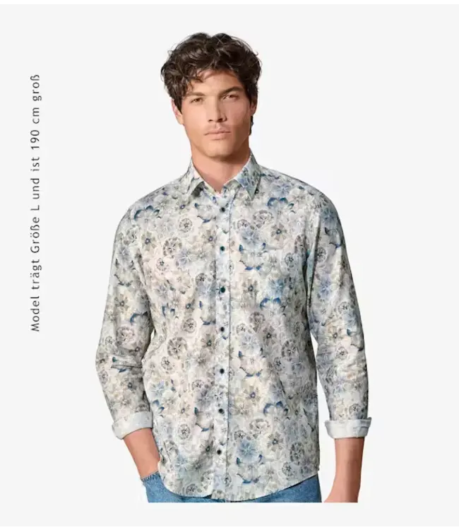 Casa Moda CHEMISE EN LIN VERTE