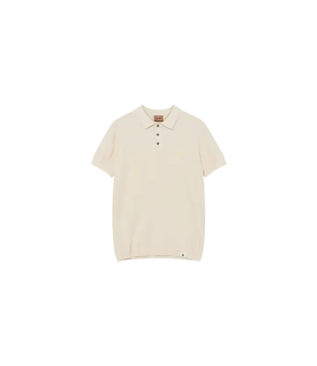 Mos Mosh Gallery POLO TISSUS BOUCLÉ ÉCRU