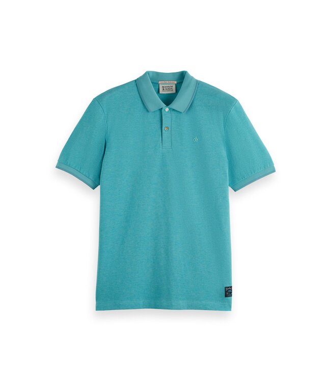 Scotch & Soda POLO TURQUOISE
