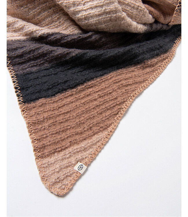 SURKANA Echarpe en tricot rayé Chocolat 35BUNA731 84 CHOCOLAT